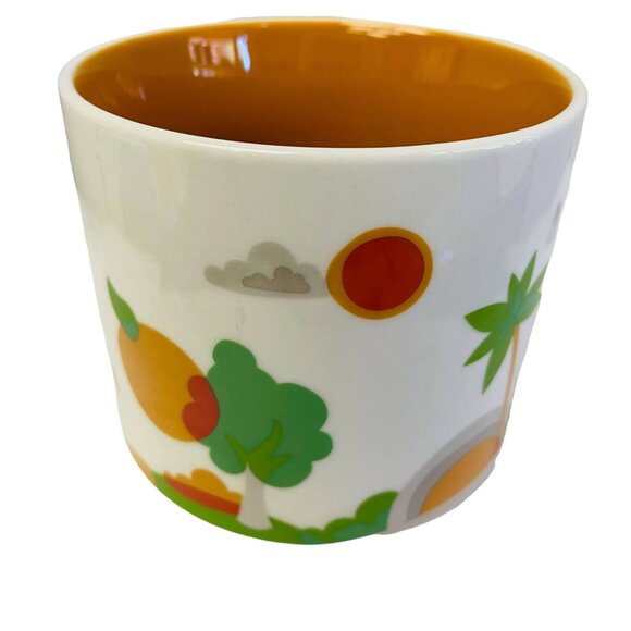 Starbucks You Are Here Collection Orlando Mug - Orange Interior - 14 Oz - Collec - Picture 7 of 8